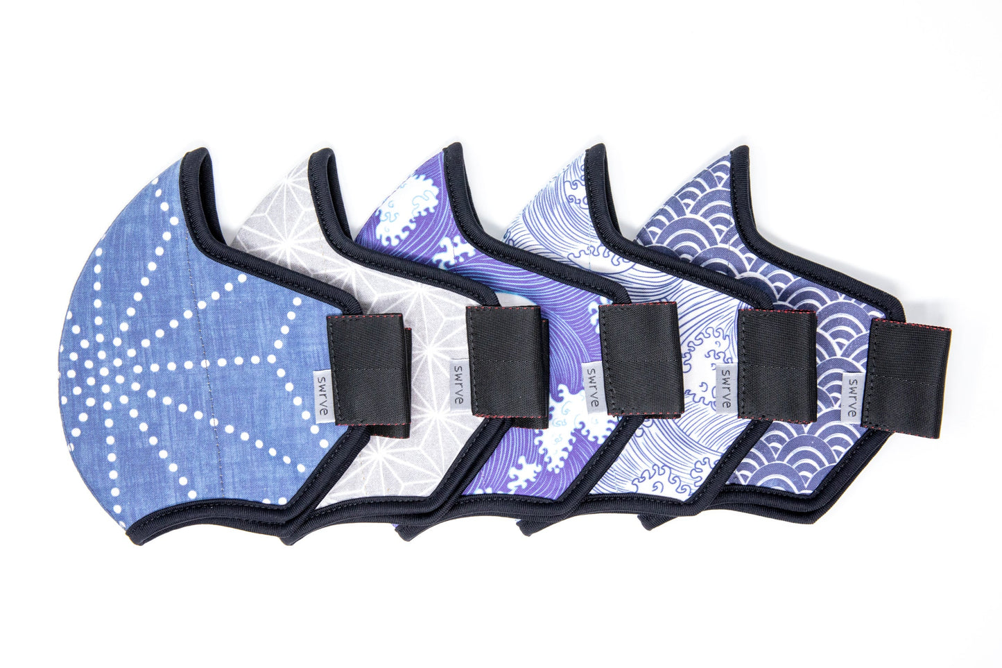 LONG Japanese Block Print cotton MASK