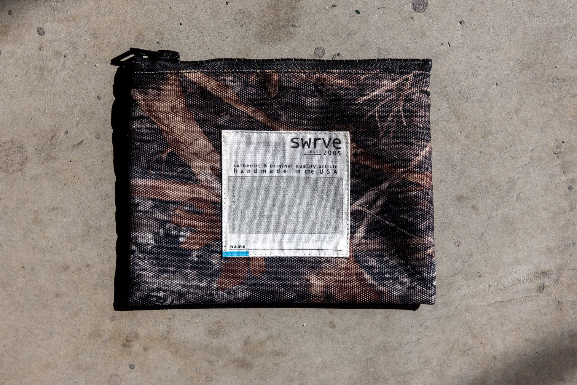 TRUE TIMBER CAMO CORDURA TRAVEL POUCH