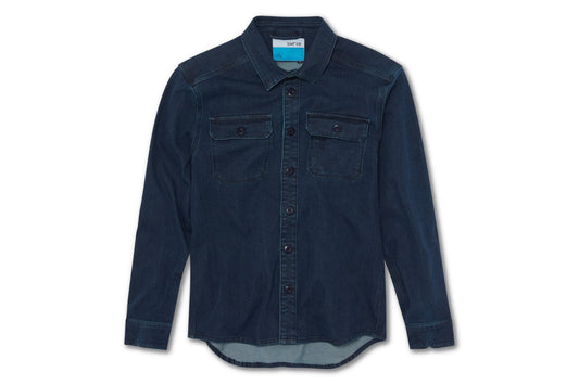 heavyweight CORDURA® DENIM shirt jacket with 4-way stretch
