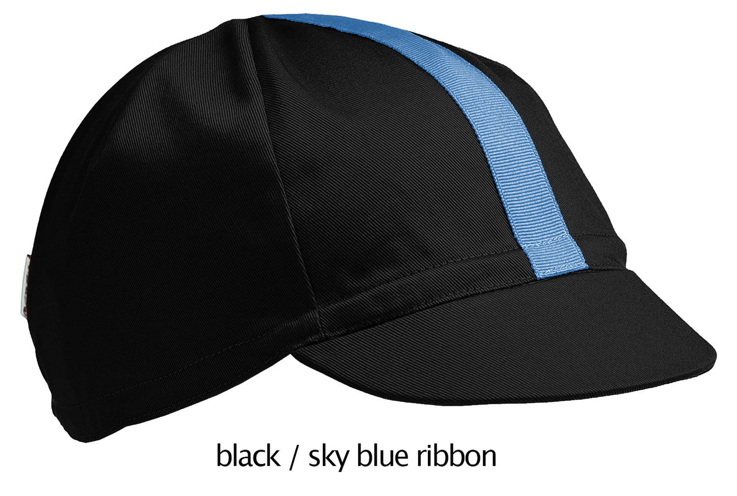black 4-PANEL cotton CAP