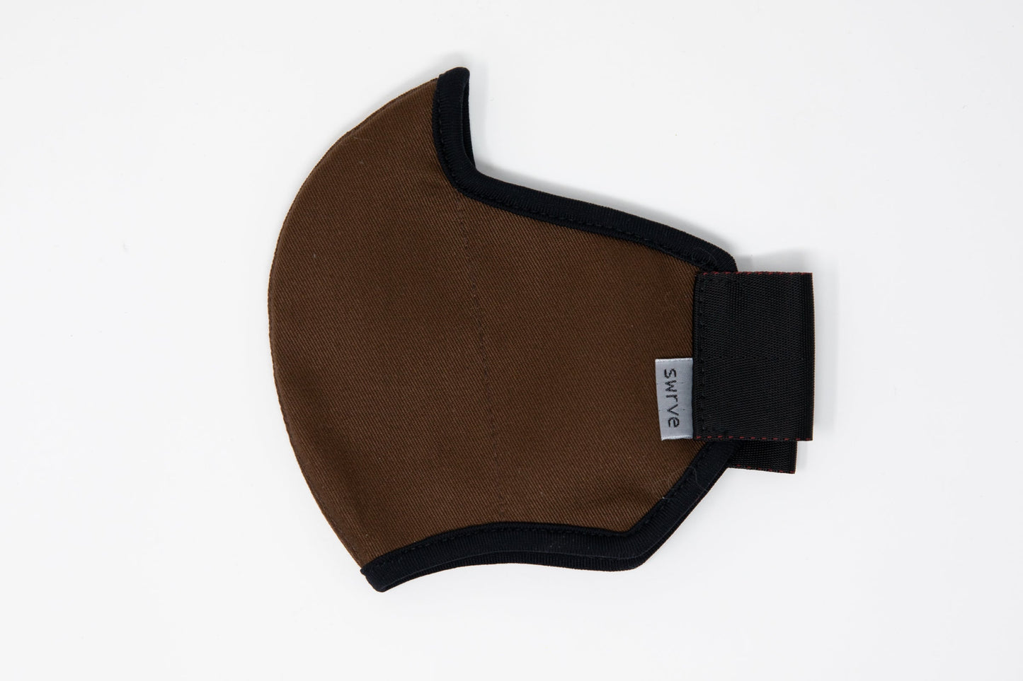 flat shot of the organic summer cotton mask in nutmeg