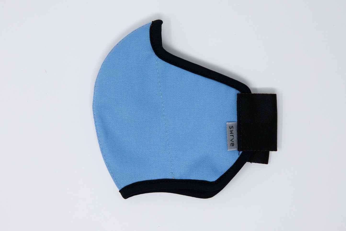 flat shot of the organic summer cotton mask in robin's egg blue