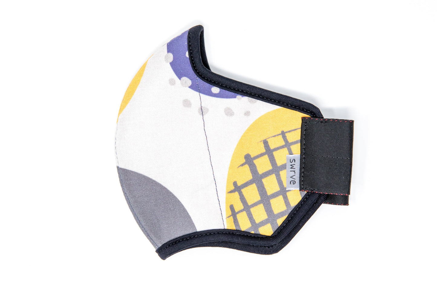 flat shot of the 80s cotton mask in doodles