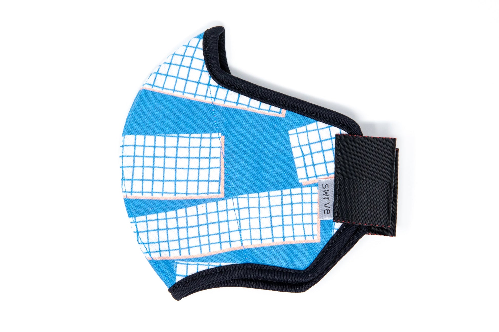 flat shot of the 80s cotton mask in miami vice