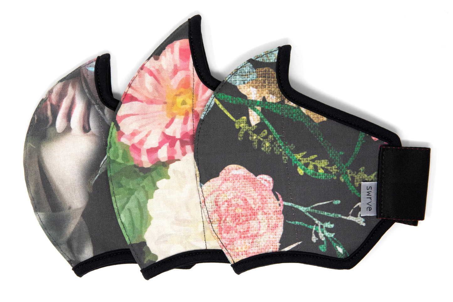 LONG floral cotton MASK