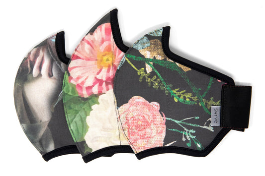 LONG floral cotton MASK