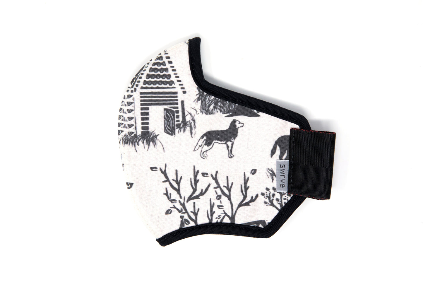 linocut nature cotton MASK