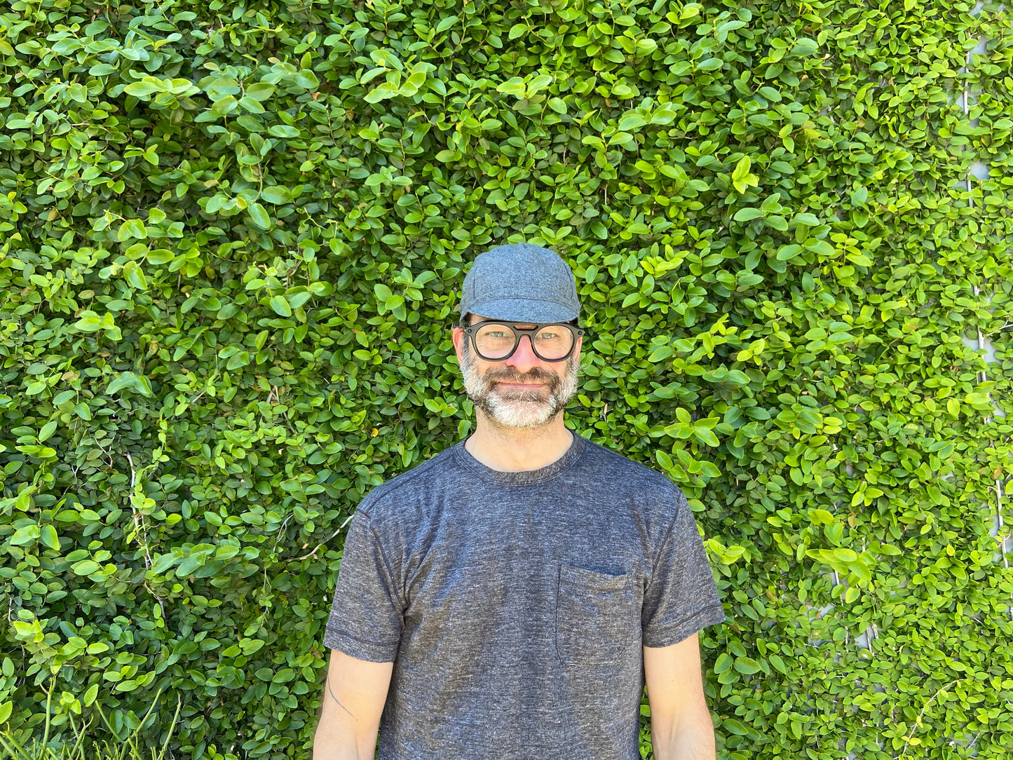 HEATHER GREY flannel wool CAP