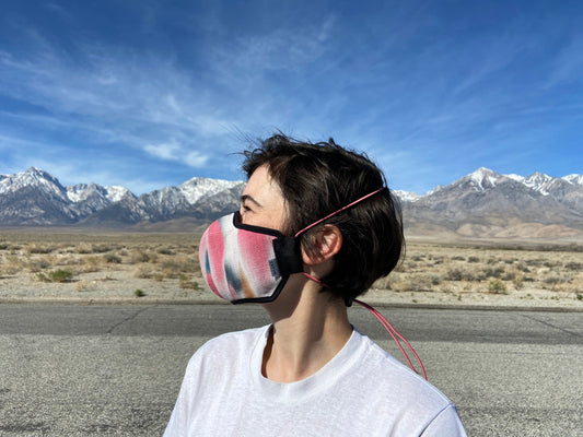 Shibori wing spots cotton MASK
