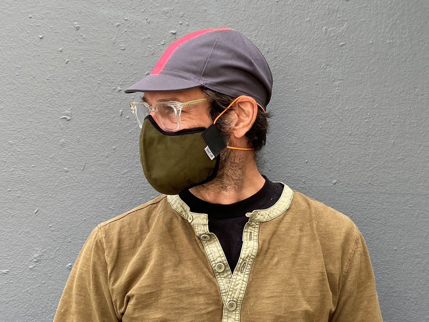 dark grey 4-PANEL cotton CAP