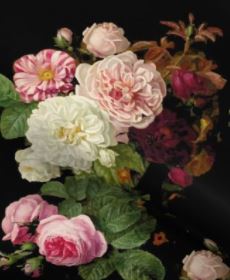 LONG floral cotton MASK