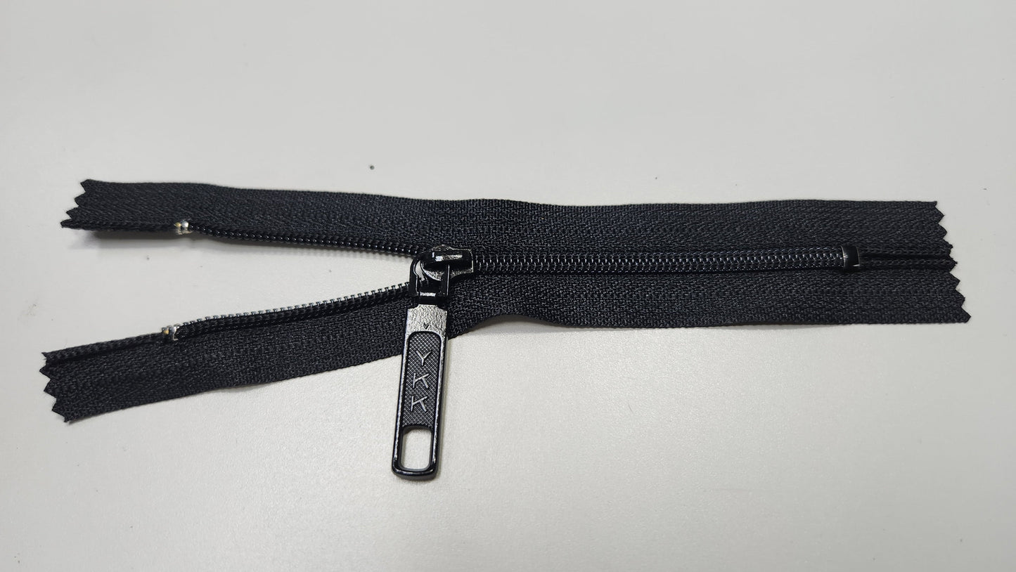 YKK 1-way #3 coil 5" ZIPPERS made in Japan
