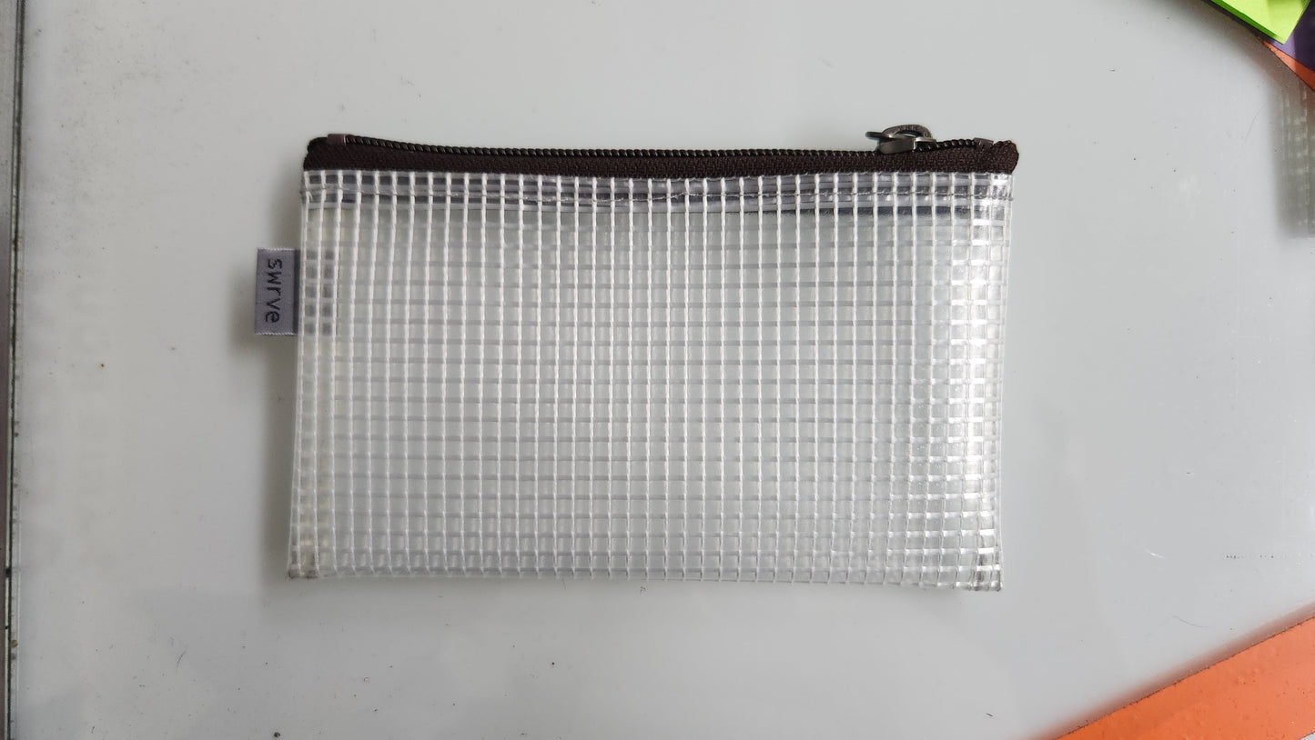 clear mini pouch