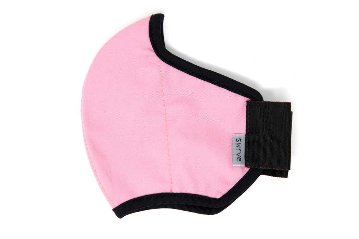 flat shot of the mid-summer cotton mask in cotton candy