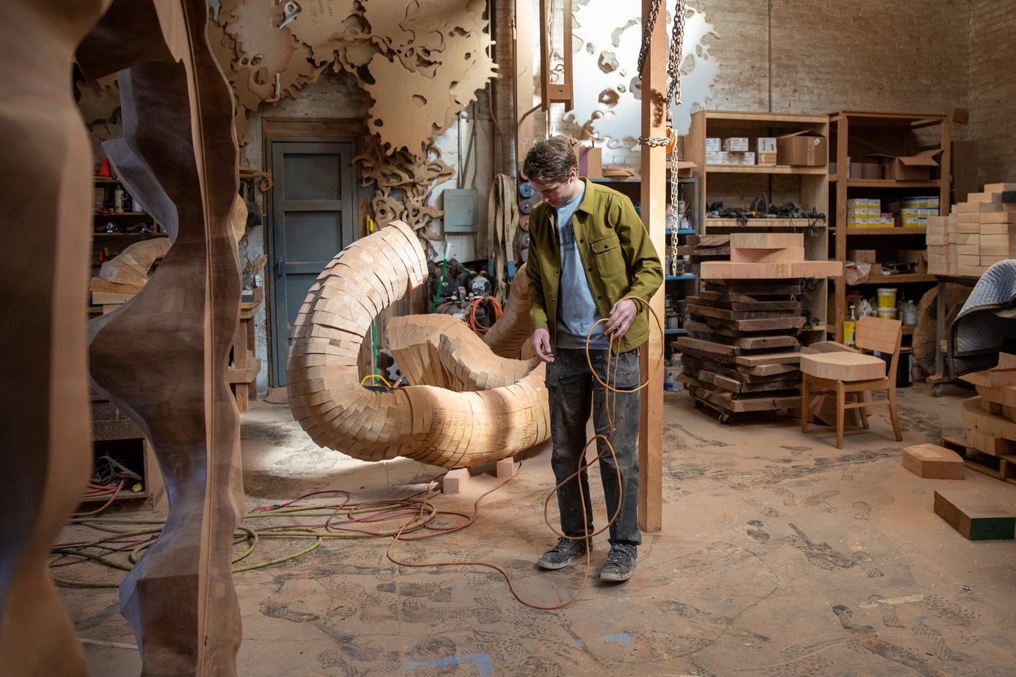 durable cotton WORK JACKET